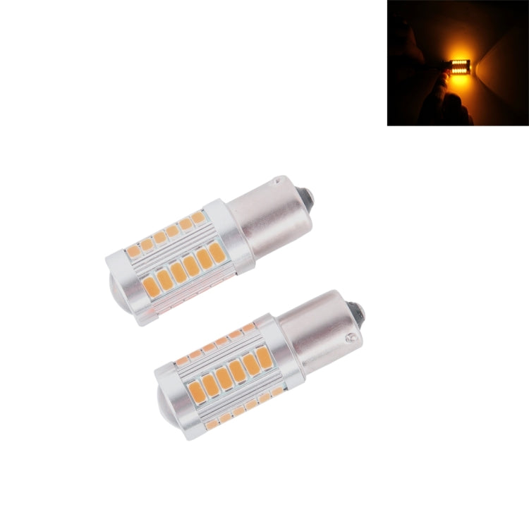 2PCS 1156/BA15S 16.5W 1155LM 630-660nm 33 LED SMD 5630 Red Light Car Brake Light Lamp Bulb for Vehicles , DC12V - In Car by buy2fix | Online Shopping UK | buy2fix