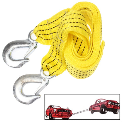 3 Tons Vehicle Towing Cable Rope, Length: 3m(Yellow) - In Car by buy2fix | Online Shopping UK | buy2fix