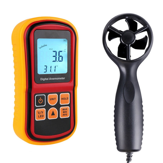 Digital Anemometer (Measurement items: Air Velocity, Air Temperature)(Red) - Consumer Electronics by buy2fix | Online Shopping UK | buy2fix