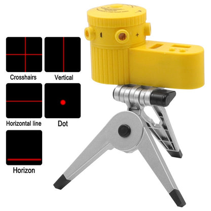 LV-06 8-Function Laser Level Leveler with Tripod(Yellow) - Consumer Electronics by buy2fix | Online Shopping UK | buy2fix