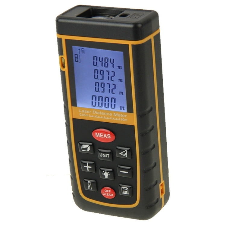 RZ-A60 1.9 inch LCD 60m Hand-held Laser Distance Meter with Level Bubble - Consumer Electronics by buy2fix | Online Shopping UK | buy2fix