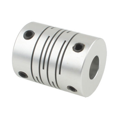 CNC Stepper Motor Flexible Coupling Coupler (8x10mm)(Silver) - Motor & Controller by buy2fix | Online Shopping UK | buy2fix