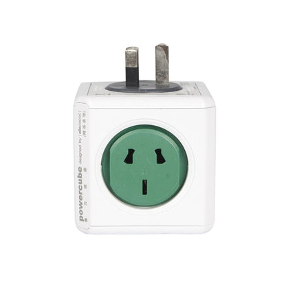 PowerCube 10A Universal Wall Adapter Power Socket with 5 US / AU Sockets for Home Office, AU Plug, Random Color Delivery - Consumer Electronics by buy2fix | Online Shopping UK | buy2fix