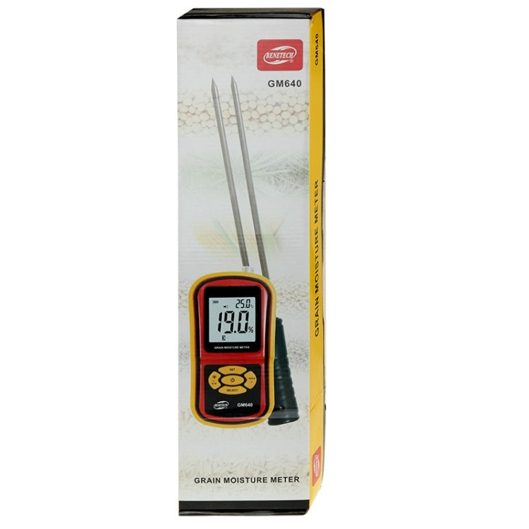 BENETECH GM640 High Quality Digital Grain Moisture Meter with LCD Display - Consumer Electronics by BENETECH | Online Shopping UK | buy2fix