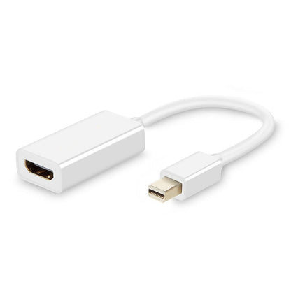 Mini DisplayPort to HDMI Female Adapter Cable(White) - Computer & Networking by buy2fix | Online Shopping UK | buy2fix
