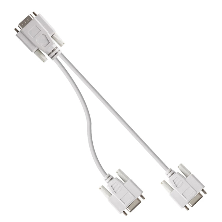 VGA SVGA HDB15 Male to 2 Female Splitter Cable - Cable by buy2fix | Online Shopping UK | buy2fix