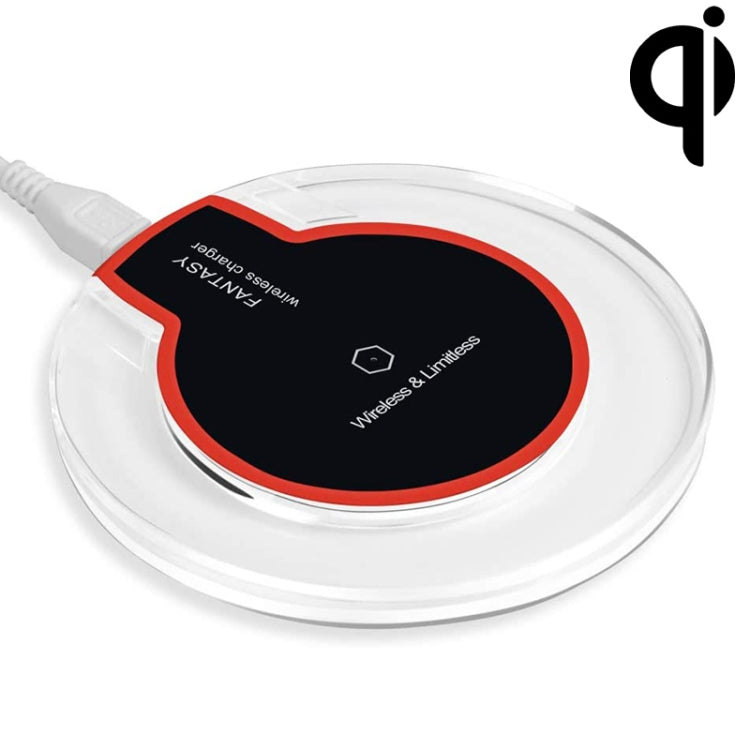 FANTASY Wireless Charger For iPhone 8 / 8 Plus / X &  All QI Standard Compatible Devices Galaxy S5 / S4 / Note 4 / 3, etc(Black) - Apple Accessories by buy2fix | Online Shopping UK | buy2fix