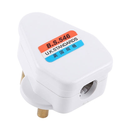 Power Plug Travel Power Adaptor, UK Plug(White) - Consumer Electronics by buy2fix | Online Shopping UK | buy2fix