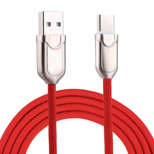 1m 2A USB-C / Type-C to USB 2.0 Data Sync Quick Charger Cable(Red) - USB-C & Type-C Cable by buy2fix | Online Shopping UK | buy2fix