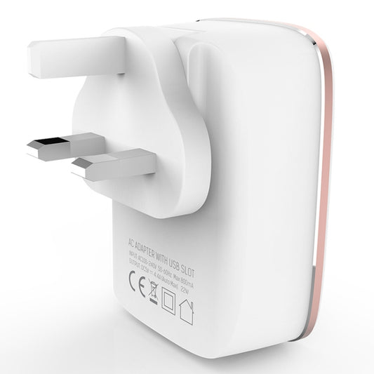 LDNIO A4404 4.4A 4 x USB Ports Smart Travel Charger, UK Plug - Mobile Accessories by LDNIO | Online Shopping UK | buy2fix