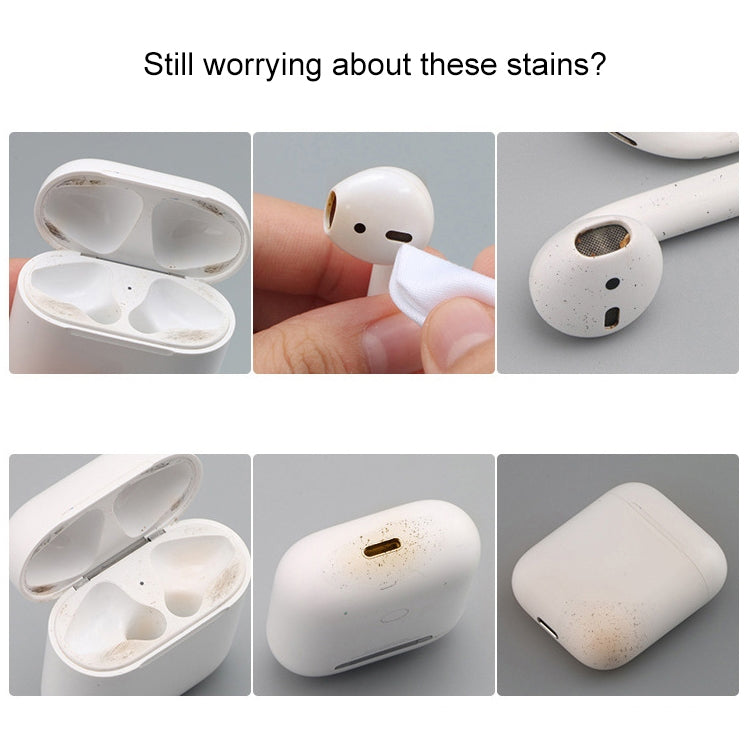 For Airpods Luxury Version Wireless Earphone Charging Box Cleaning Tools Set - Apple Accessories by buy2fix | Online Shopping UK | buy2fix