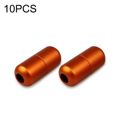 10 PCS Aluminum Metal Capsule Buckle Non Binding Shoe Lace Accessories (Orange) - Outdoor & Sports by buy2fix | Online Shopping UK | buy2fix