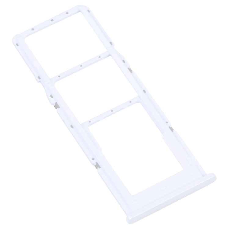 For Samsung Galaxy A04s SM-A047F Original SIM Card Tray + SIM Card Tray + Micro SD Card Tray (White) - Card Socket by buy2fix | Online Shopping UK | buy2fix