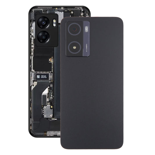 For OPPO A57 5G Original Battery Back Cover with Camera Lens Cover(Black) - Repair & Spare Parts by buy2fix | Online Shopping UK | buy2fix