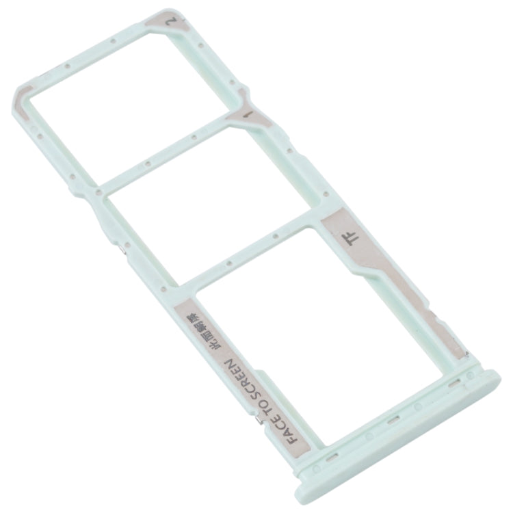 For Xiaomi Redmi A1 2022 / Redmi A1+ SIM Card Tray + SIM Card Tray + Micro SD Card Tray (Green) - Card Tray by buy2fix | Online Shopping UK | buy2fix