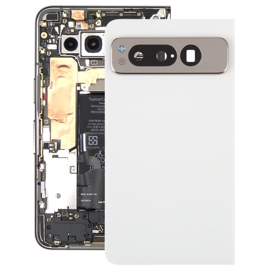 For Google Pixel Fold Original Battery Back Cover with Camera Lens Cover(White) - Back Cover by buy2fix | Online Shopping UK | buy2fix