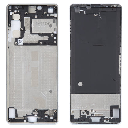 For Sony Xperia 10 IV Original Middle Frame Bezel Plate (White) - Repair & Spare Parts by buy2fix | Online Shopping UK | buy2fix