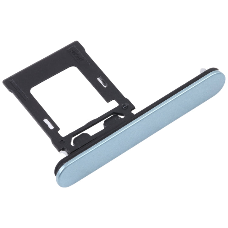 For Sony Xperia XZ1 Compact Original SIM Card Tray + Micro SD Card Tray (Blue) - Repair & Spare Parts by buy2fix | Online Shopping UK | buy2fix