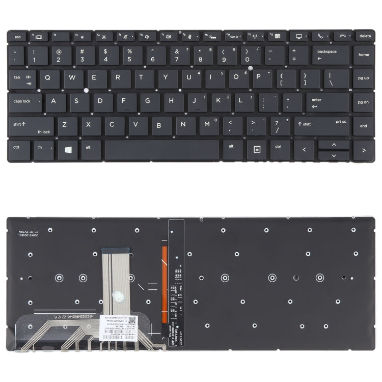 For HP EliteBook x360 1040 G5 G4 2H-BAZUKI64312 US Version Keyboard with Backlight - Replacement Keyboards by buy2fix | Online Shopping UK | buy2fix