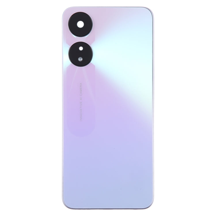 For OPPO A58 Original Battery Back Cover with Middle Frame(Purple) - Back Cover by buy2fix | Online Shopping UK | buy2fix