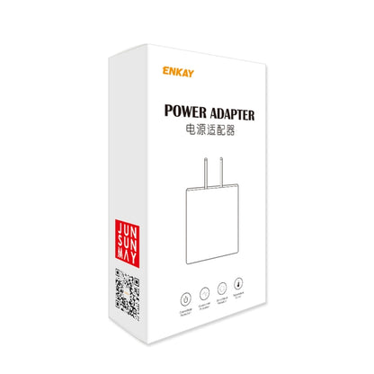 ENKAY Hat-Prince T030 18W 3A PD+QC 3.0 Fast Charging Travel Charger Power Adapter, EU Plug - Apple Accessories by ENKAY | Online Shopping UK | buy2fix