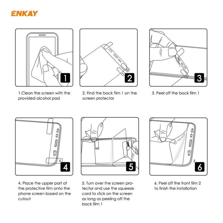 For Samsung Galaxy S21 5G 10 PCS ENKAY Hat-Prince 0.1mm 3D Full Screen Protector Explosion-proof Hydrogel Film - Mobile Accessories by ENKAY | Online Shopping UK | buy2fix