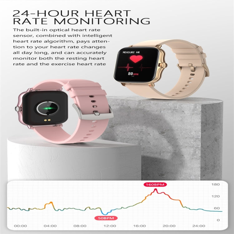 Y20 1.69 inch Color Screen Smart Watch IP67 Waterproof,Support Heart Rate Monitoring/Blood Pressure Monitoring/Blood Oxygen Monitoring/Sleep Monitoring(Blue) - Smart Wear by buy2fix | Online Shopping UK | buy2fix