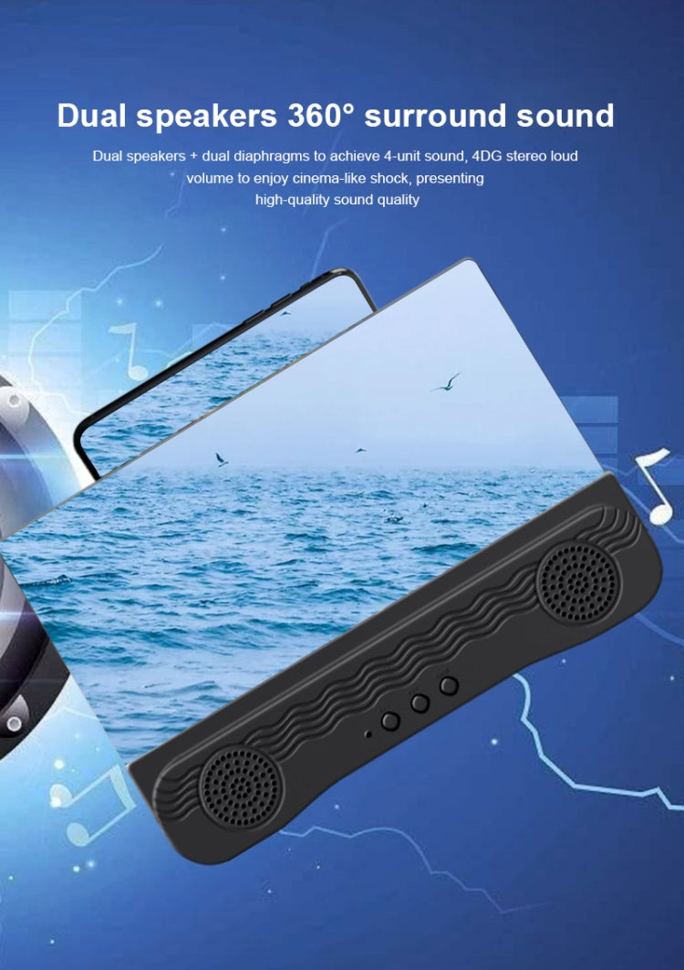 K9 Anti-Ultraviolet Bluetooth Speaker 14 Inch HD Mobile Phone Screen Amplifier Holder Emergency Power Supply - Screen Magnifier by buy2fix | Online Shopping UK | buy2fix