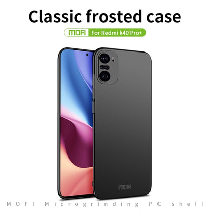 For Xiaomi Redmi K40 Pro+ / POCO F3 / 11i MOFI Frosted PC Ultra-thin Hard Case(Black) - Xiaomi Cases by MOFI | Online Shopping UK | buy2fix