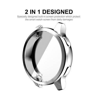 For Garmin Venu 2 45mm / Vivoactive 4 45mm ENKAY Hat-Prince Full Coverage Electroplate TPU Soft Case(Silver) - Smart Wear by ENKAY | Online Shopping UK | buy2fix