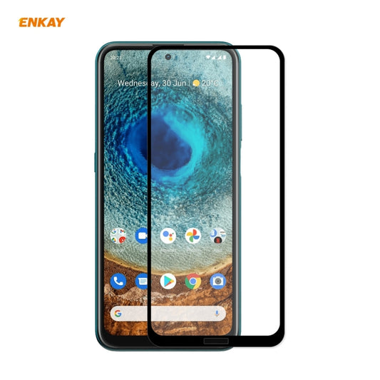 For Nokia X10 / X20 ENKAY Hat-Prince Full Glue 0.26mm 9H 2.5D Tempered Glass Full Coverage Film - Nokia Tempered Glass by ENKAY | Online Shopping UK | buy2fix