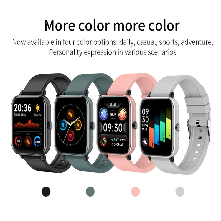 H10 1.54inch Color Screen Smart Watch IP67 Waterproof,Support Bluetooth Call/Heart Rate Monitoring/Blood Pressure Monitoring/Blood Oxygen Monitoring/Sleep Monitoring(Gray) - Smart Wear by buy2fix | Online Shopping UK | buy2fix