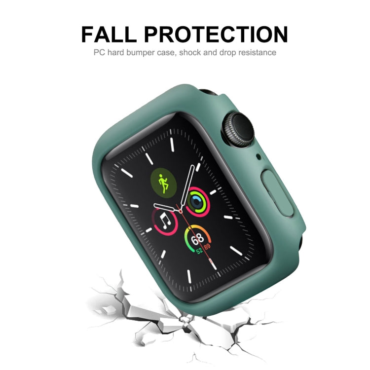 ENKAY Hat-Prince PC Frame + Full Coverage PMMA HD Screen Protector Film For Apple Watch Series 8 / 7 45mm(Black) - Smart Wear by ENKAY | Online Shopping UK | buy2fix