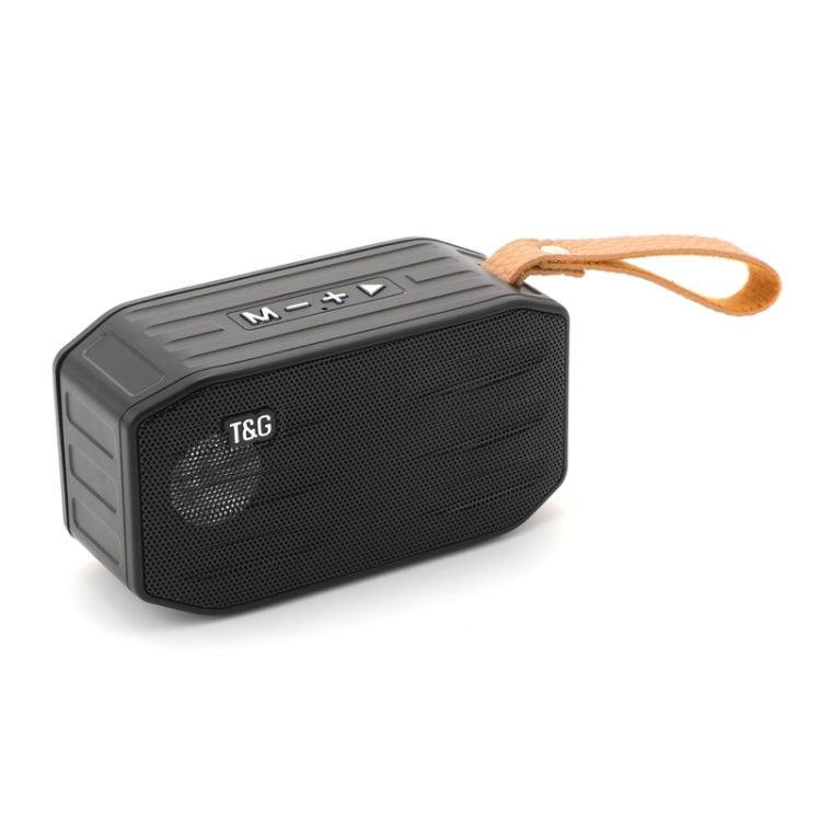 T&G TG296 Portable Wireless Bluetooth 5.0 Speaker Support TF Card / FM / 3.5mm AUX / U-Disk / Hands-free(Black) - Mini Speaker by T&G | Online Shopping UK | buy2fix