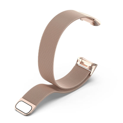 Milano Magnetic Metal Watch Band for Fitbit Charge 5(Champagne Gold) - Smart Wear by buy2fix | Online Shopping UK | buy2fix