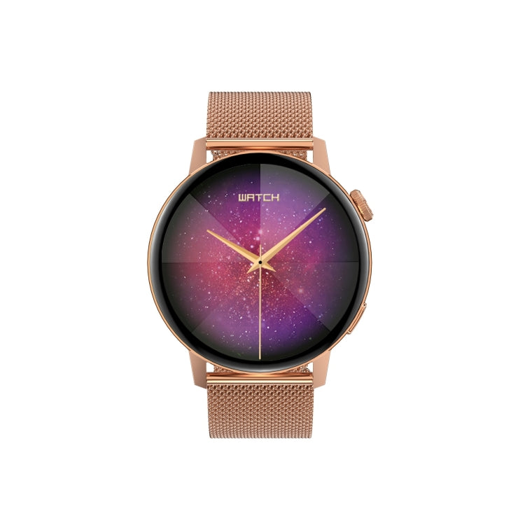 DT3 Mini 1.19 inch Steel Watchband Color Screen Smart Watch(Gold) - Smart Wear by buy2fix | Online Shopping UK | buy2fix