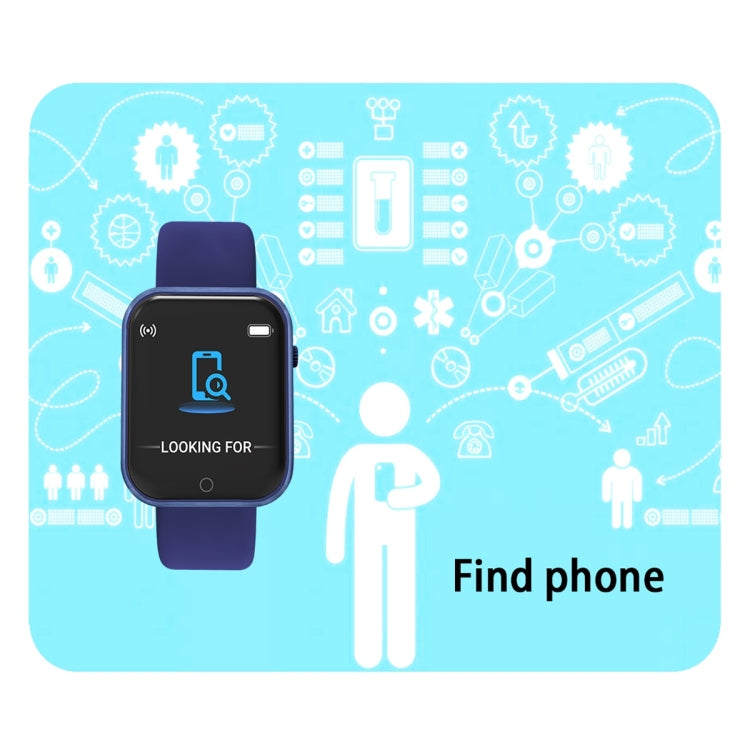 D20L 1.3 inch IP67 Waterproof Color Screen Smart Watch(Blue) - Smart Wear by buy2fix | Online Shopping UK | buy2fix