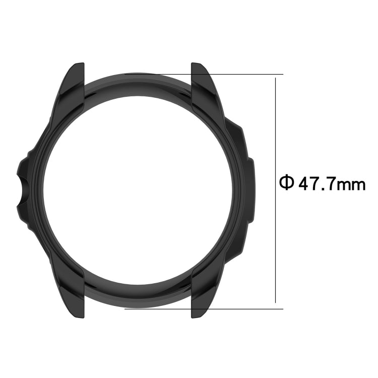 For Fossil Gen6 44mm Shockproof TPU Protective Watch Case(Black) - Smart Wear by buy2fix | Online Shopping UK | buy2fix