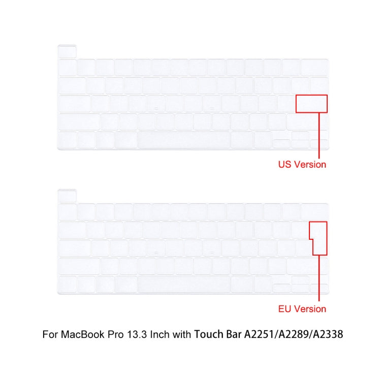 For MacBook Pro 13.3 A2251/A2289/A2338 ENKAY Hat-Prince 3 in 1 Protective Bracket  Case Cover Hard Shell with TPU Keyboard Film / Anti-dust Plugs, Version:EU(Grey) - MacBook Pro Cases by ENKAY | Online Shopping UK | buy2fix