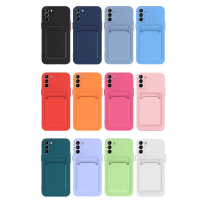 For Samsung Galaxy A34 5G Skin Feel Card TPU Contrast Color Button Phone Case(Black) - Galaxy Phone Cases by buy2fix | Online Shopping UK | buy2fix