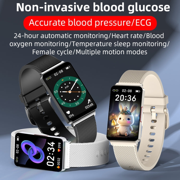 EP08 1.57 inch Color Screen Smart Watch,Support Blood Sugar Monitoring / Heart Rate Monitoring / Blood Pressure Monitoring(Gold) - Smart Wear by buy2fix | Online Shopping UK | buy2fix