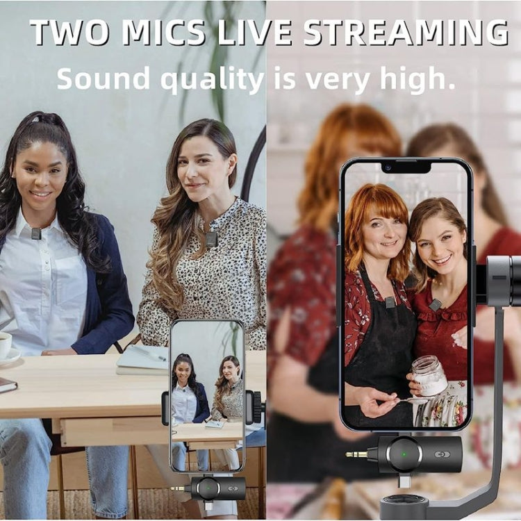 One by One 3 in 1 Mini Wireless Lavalier Microphone for iPhone / iPad / Android / PC Camera - Microphone by buy2fix | Online Shopping UK | buy2fix