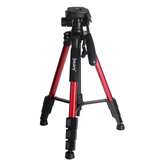 JMARY KP2234 Telescopic Aluminum Alloy SLR Camera Phone Live Streaming  Photography Tripod(Red) - Tripods by Jmary | Online Shopping UK | buy2fix