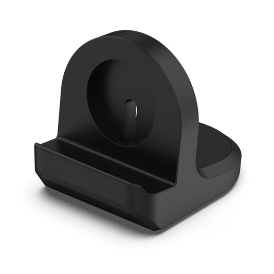 For Samsung Galaxy Watch6 / Watch6 Classic / Watch5 / Watch5 Pro JUNSUNMAY Silicone Charger Stand Non-Slip Base(Black) - Charger by JUNSUNMAY | Online Shopping UK | buy2fix