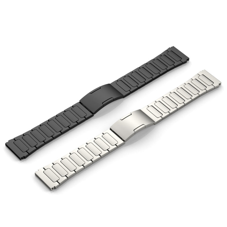 For SUUNTO 5 Peak 22mm I-Shaped Titanium Alloy Watch Band(Black) -  by buy2fix | Online Shopping UK | buy2fix