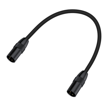 JUNSUNMAY XLR Male to Male Mic Cord 3 Pin Audio Cable Balanced Shielded Cable, Length:0.5m - Microphone Audio Cable & Connector by JUNSUNMAY | Online Shopping UK | buy2fix