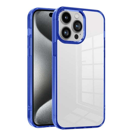 For iPhone 15 Pro Max Ice Color Clear PC Hybrid TPU Phone Case(Bllue) - iPhone 15 Pro Max Cases by buy2fix | Online Shopping UK | buy2fix