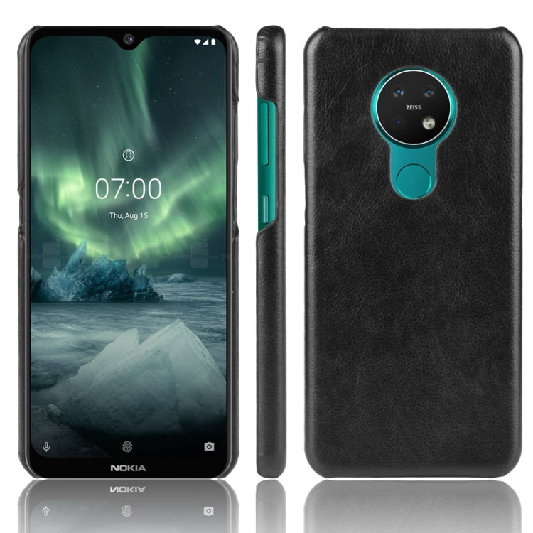 For Nokia 7.2 / 6.2 Shockproof Litchi Texture PC + PU Case(Black) - Nokia Cases by buy2fix | Online Shopping UK | buy2fix