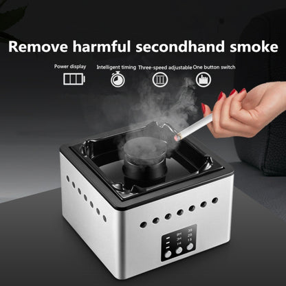 Ashtray Air Purifier Home Indoor Smoke Removal Small Desktop Anti-Secondhand Smoke Artifact(White) - Home & Garden by buy2fix | Online Shopping UK | buy2fix