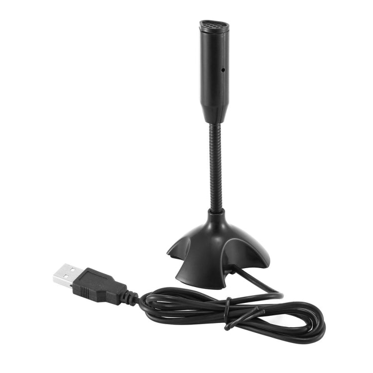 Dedicate USB Capacitive Mini Microphone Stand for PC Laptop Notebook Recording Wired Device - Microphone by buy2fix | Online Shopping UK | buy2fix